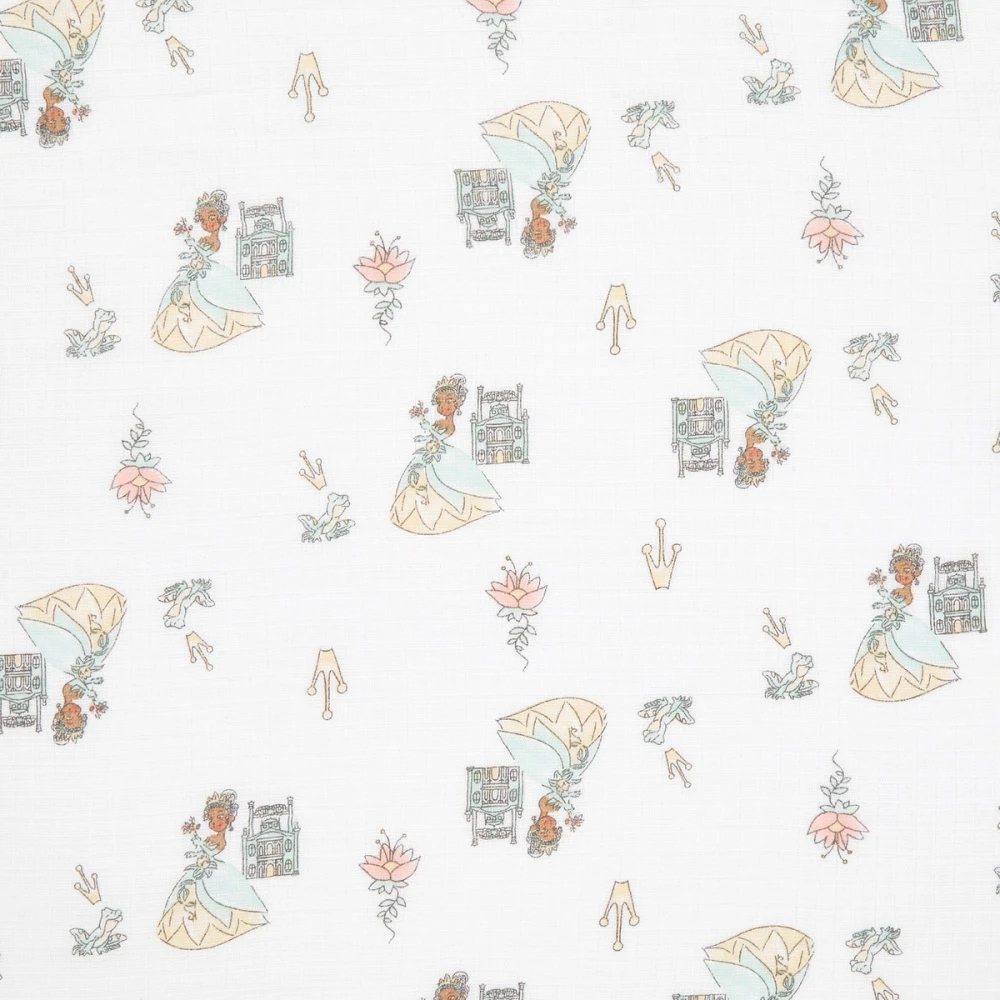 Lot De 4 Langes En Mousseline De Coton Disney Princesse – Image 3