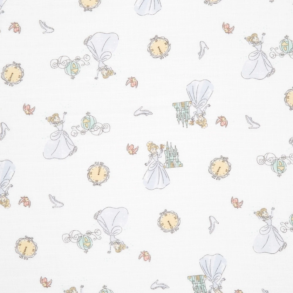 Lot De 4 Langes En Mousseline De Coton Disney Princesse – Image 5