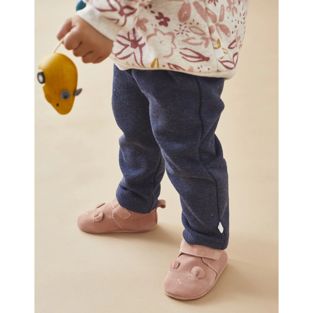 Ensemble Sweat Fleurs + Joggging Bleu 3 Mois – Image 5