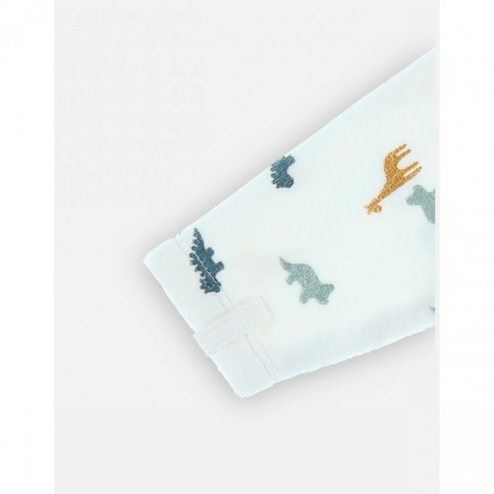 Pyjama Bébé En Velours Dinosaure - 1 Mois – Image 4