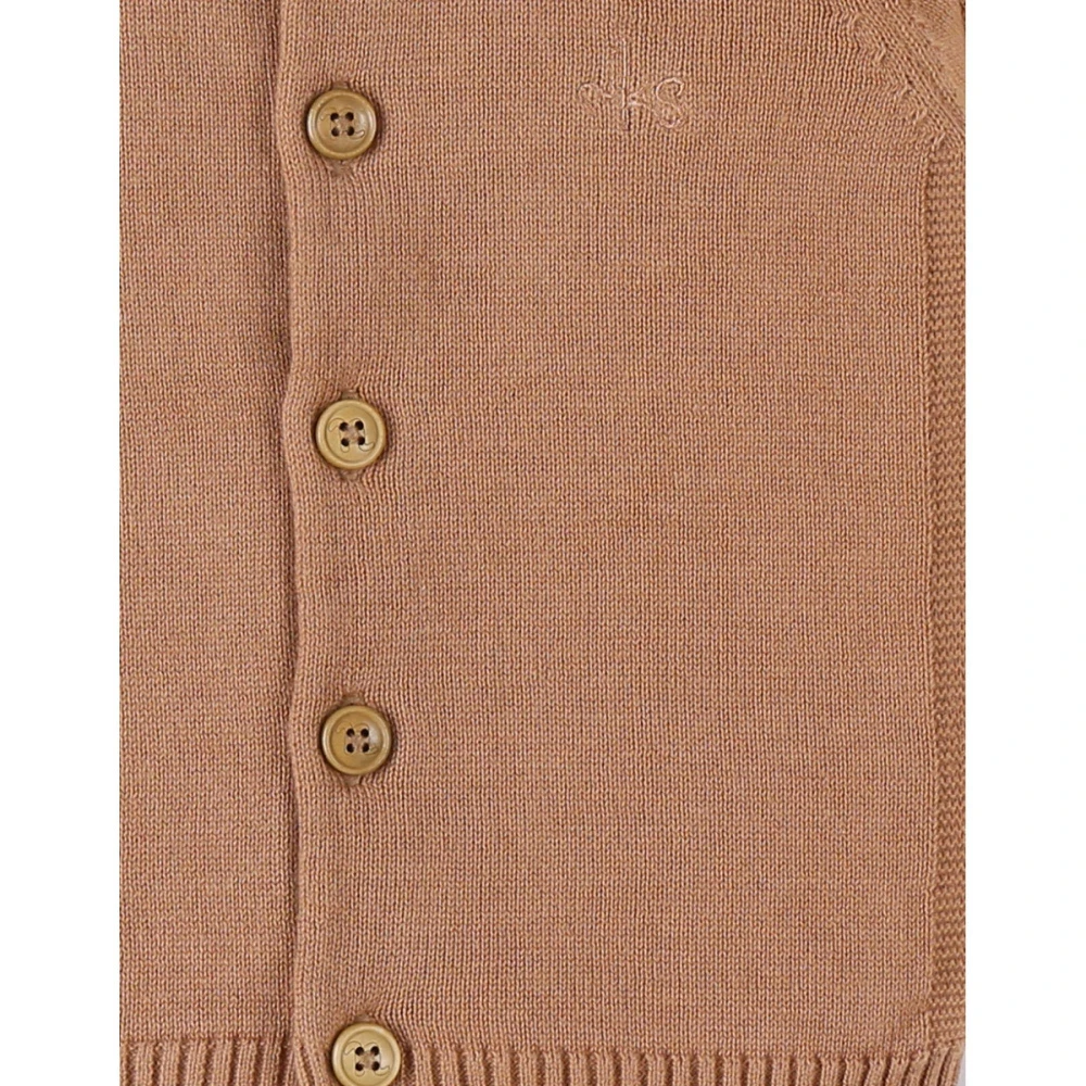 Gilet Maille Marron 6 Mois – Image 2