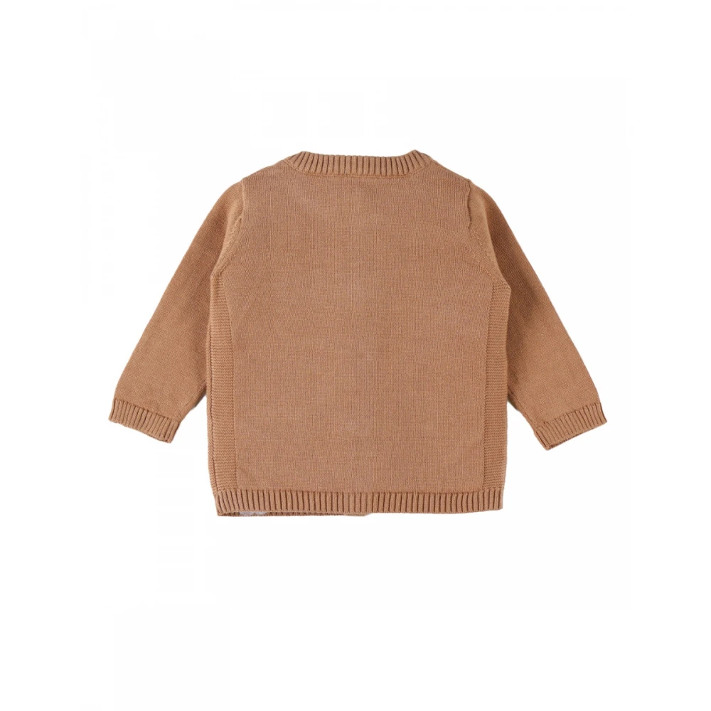 Gilet Maille Marron 6 Mois – Image 3