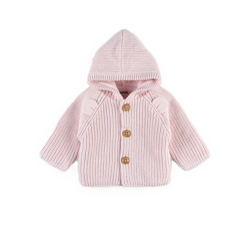 Gilet En Maille Rose Pâle 1 Mois