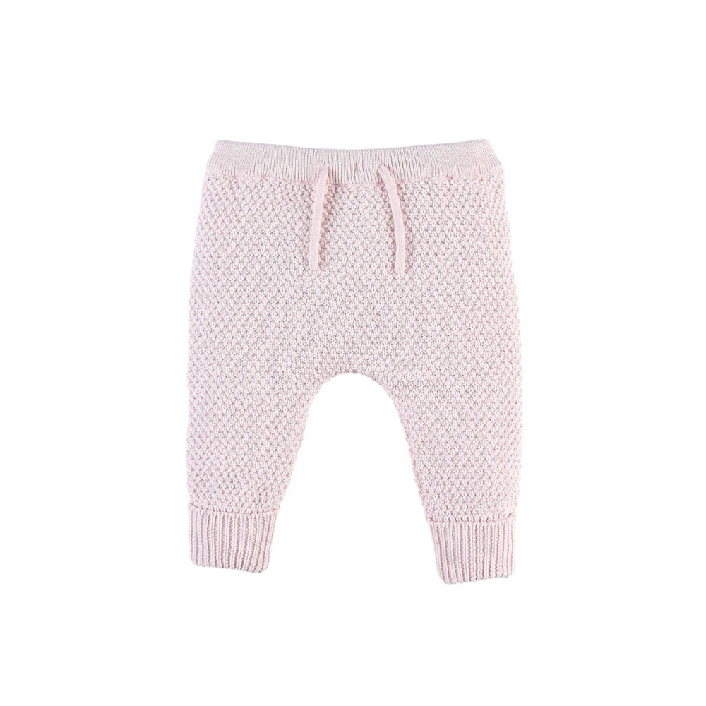 Pantalon Maille Rose Pâle 9 Mois