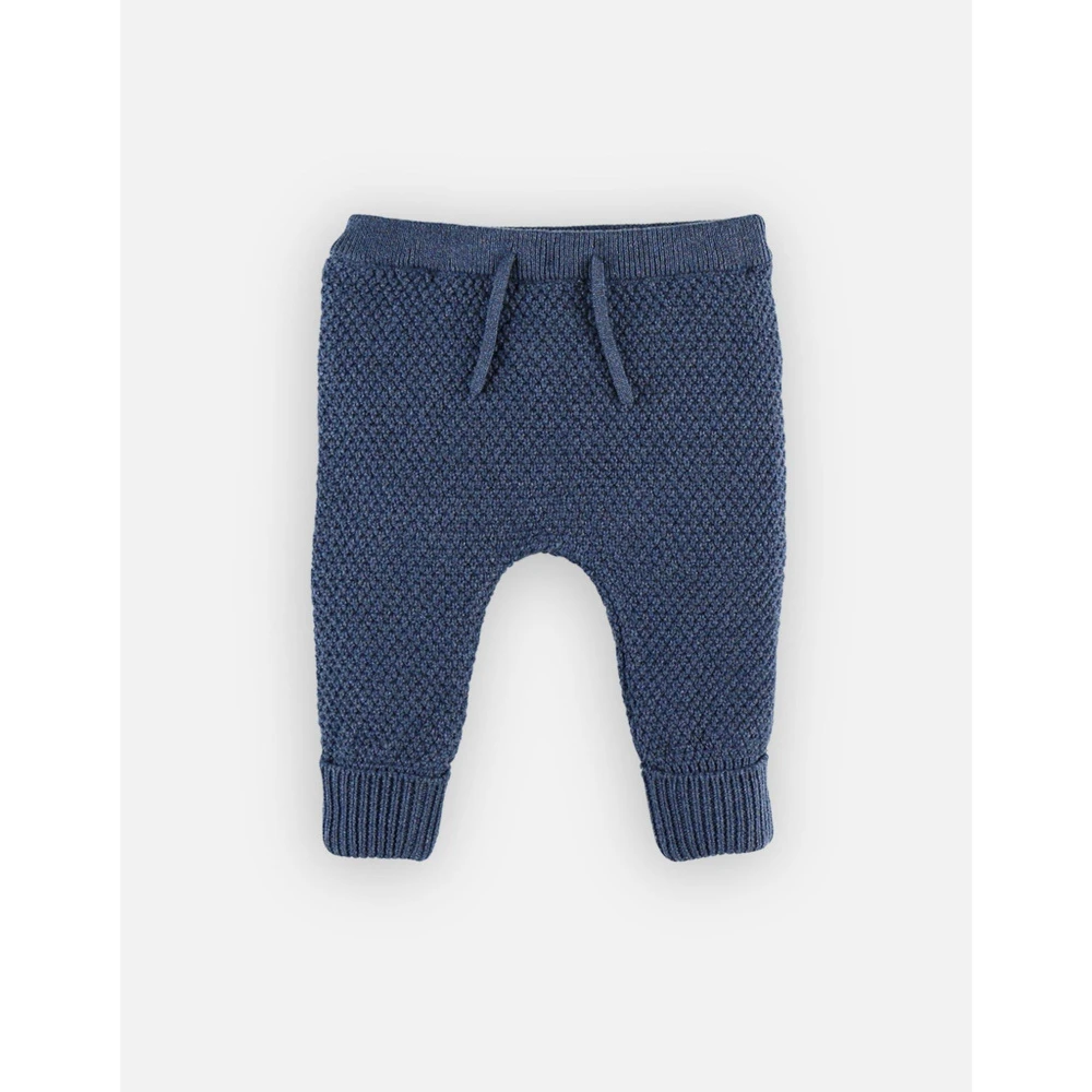 Pantalon Maille Navy 9 Mois