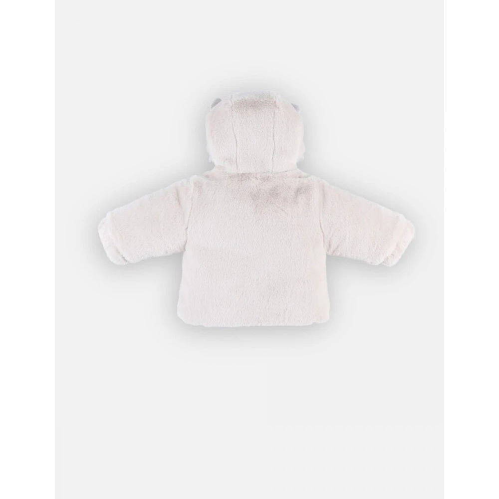 Veste à Capuche Douce Greige 12 Mois – Image 2