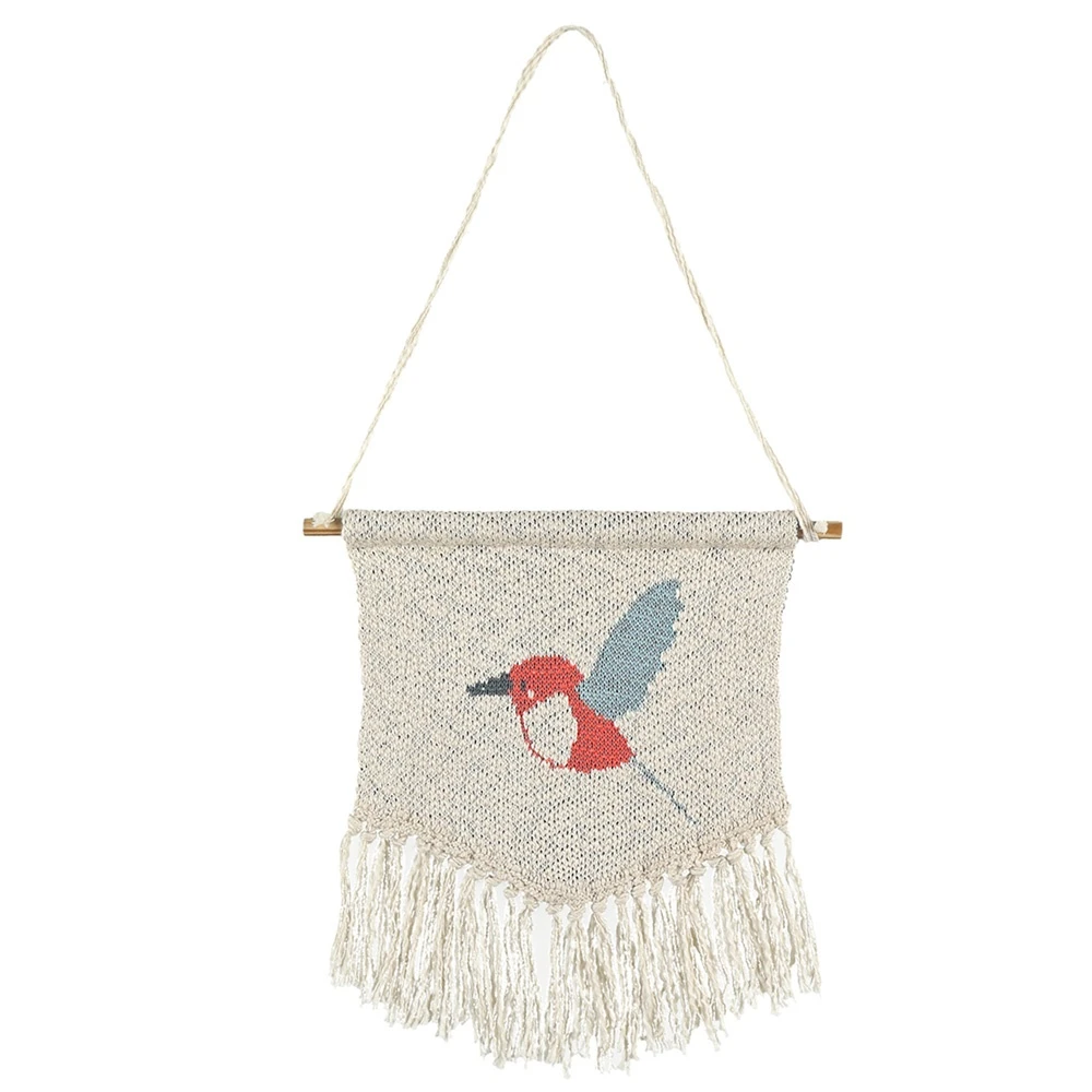 Tissage Mural Macrame En Jacquard Bio Moris Et Sacha