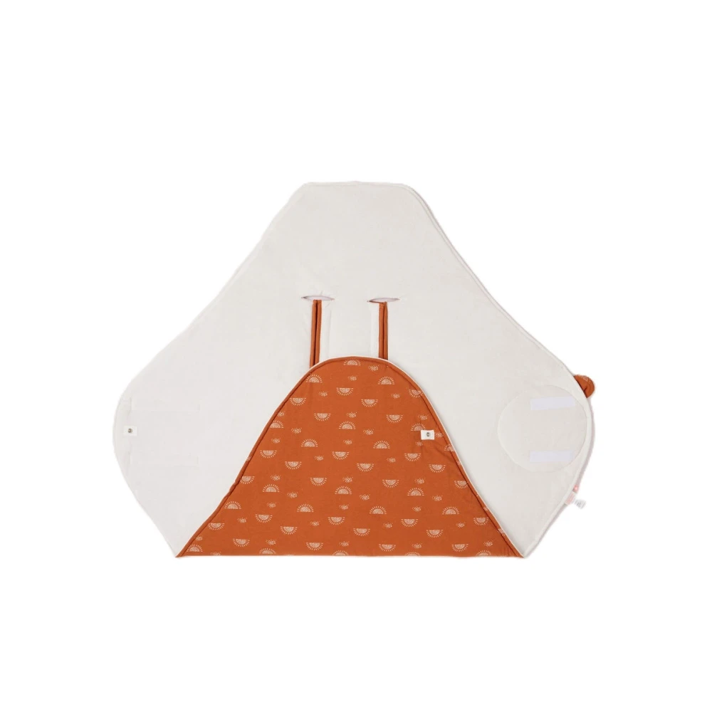 Couverture De Promenade 120 X 95 Cm En Jersey Marron – Image 3