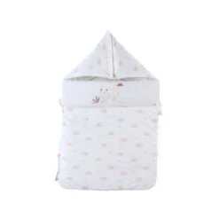 Nid D'ange En Veloudoux écru Motif Soleil