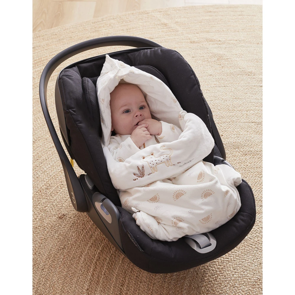 Nid D'ange En Veloudoux écru Motif Soleil – Image 2