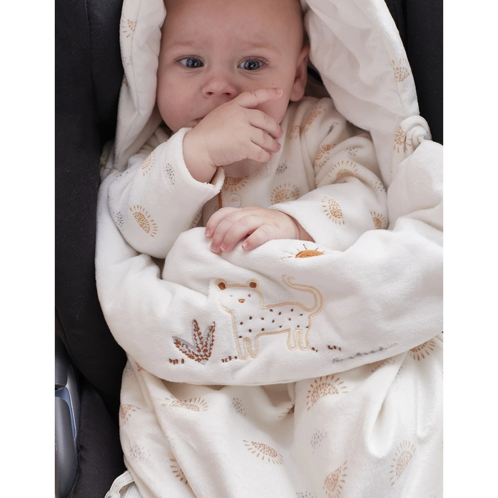 Nid D'ange En Veloudoux écru Motif Soleil – Image 5