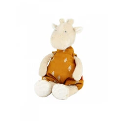 Peluche Girafe Moutarde - 25 Cm