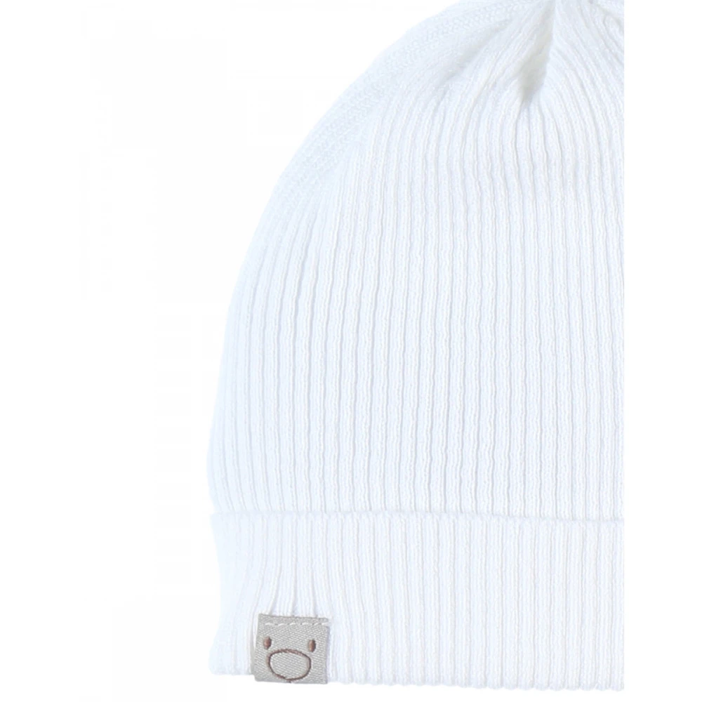 Bonnet De Naissance Bio Blanc – Image 2