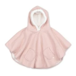 Poncho Pour Siège Auto Teddy Et Gaze De Coton Cadum Rose