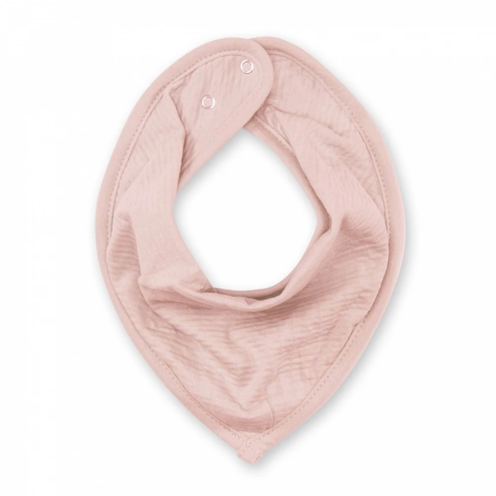 Bavoir Bandana Cadum Rose Clair
