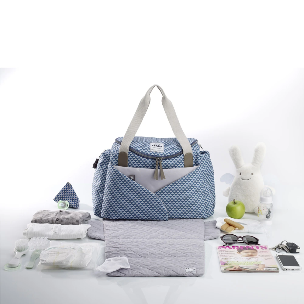 Beaba Sac à Langer Sydney 2 Play Print Blue – Image 2