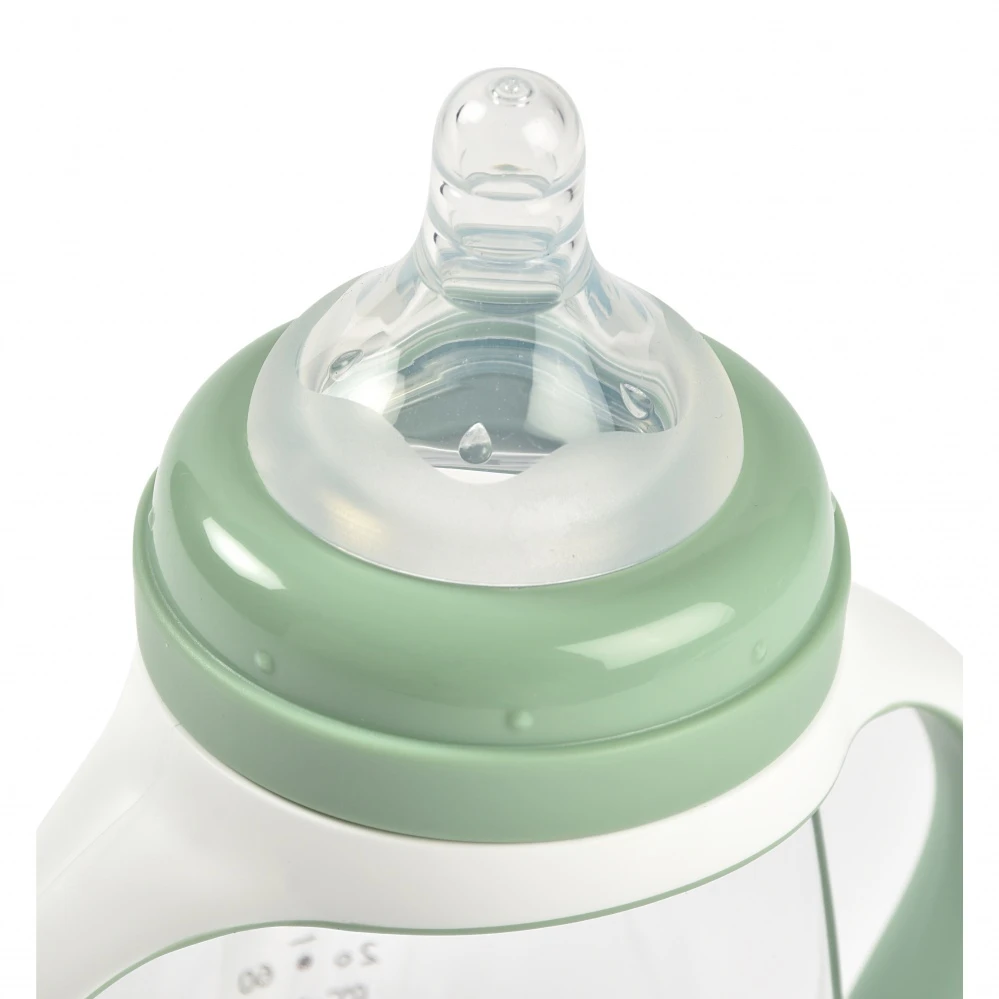 Beaba Biberon D'apprentissage 2 En 1 210 Ml - Vert Sauge – Image 3