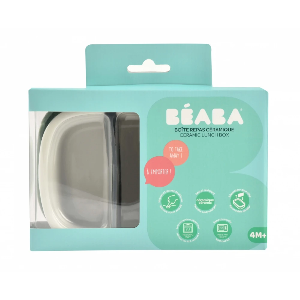Beaba Lunch Box Céramique Mineral/vert Sauge – Image 9