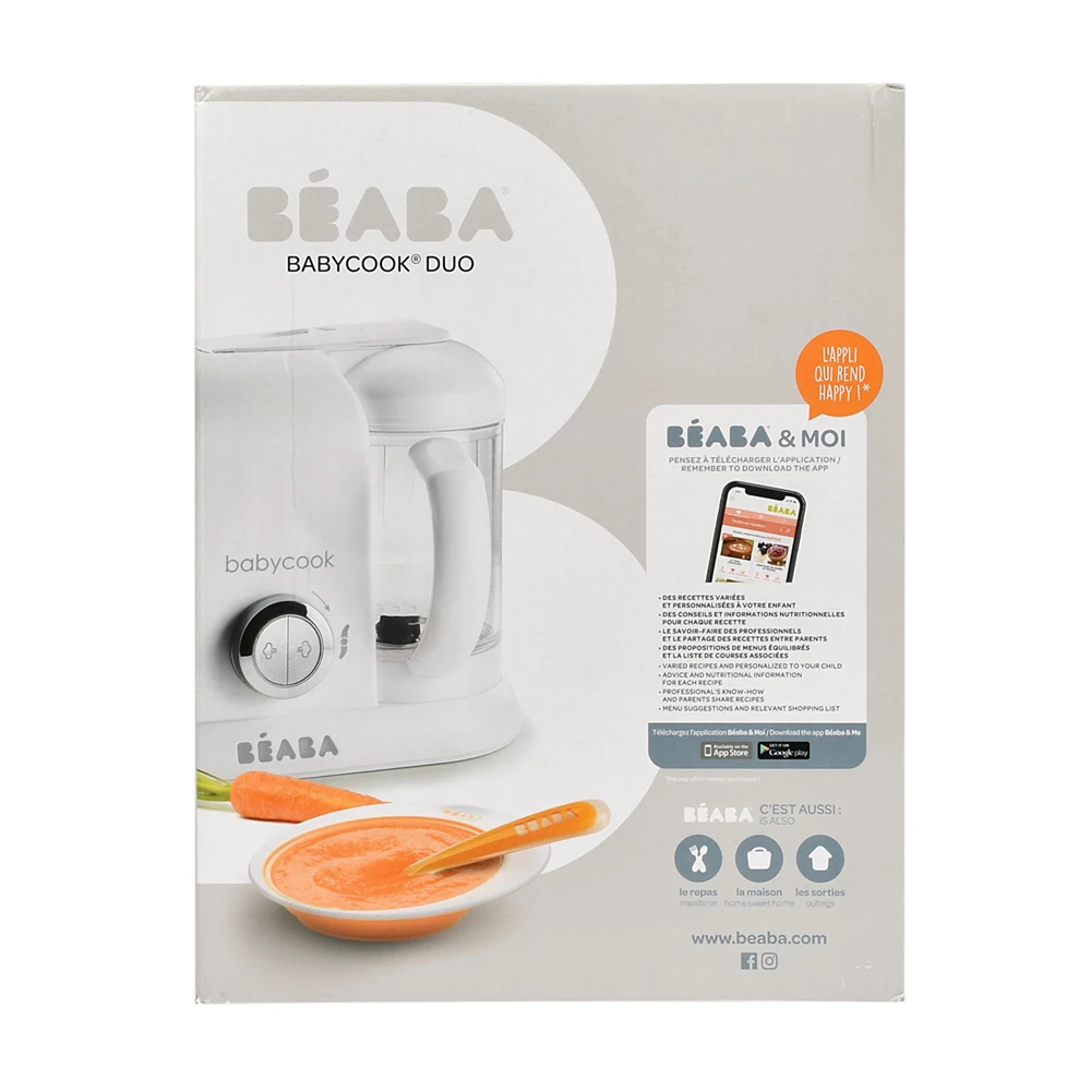 Beaba Robot De Cuisine Babycook Duo White/silver – Image 7