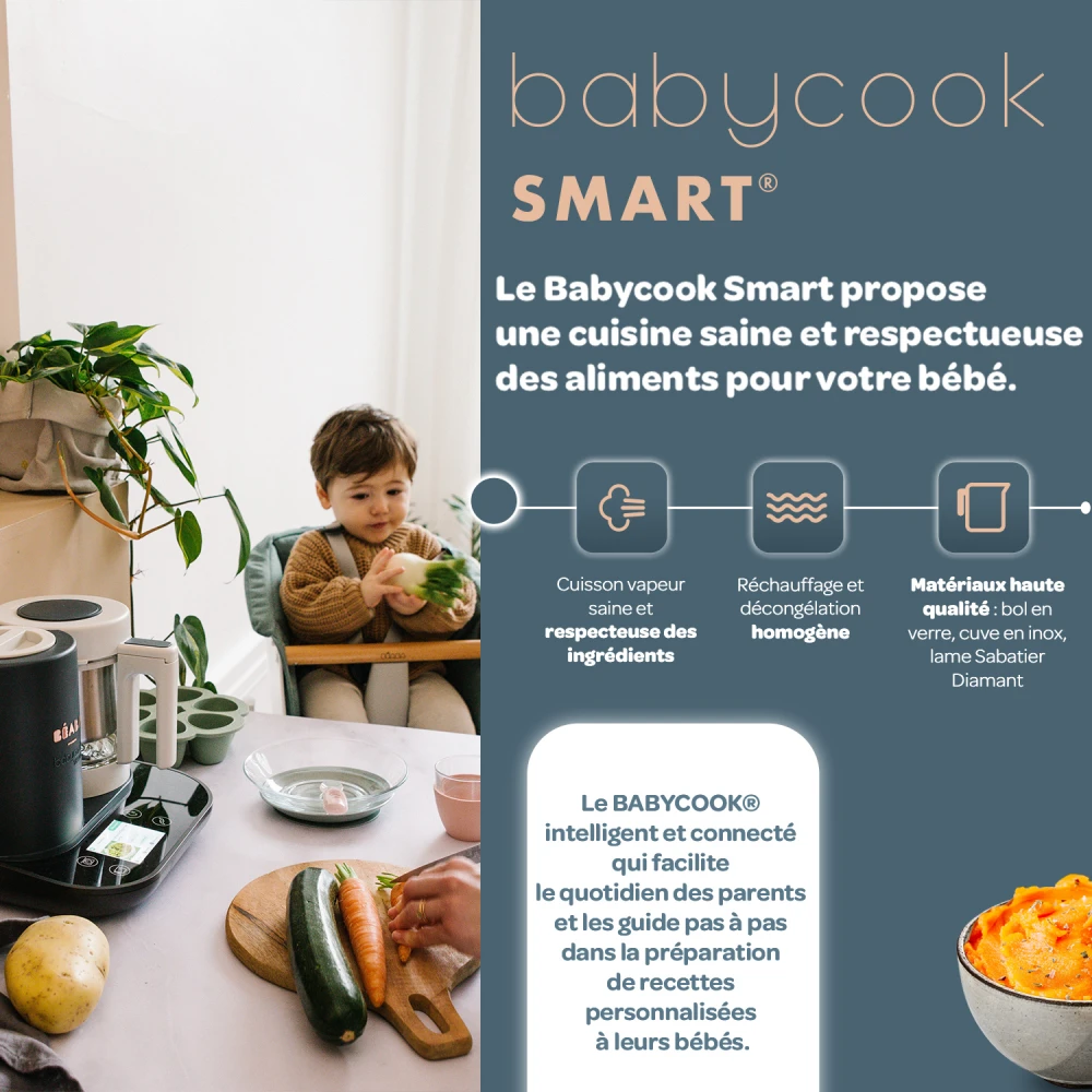 Beaba Robot Babycook Smart - Gris Anthracite – Image 9