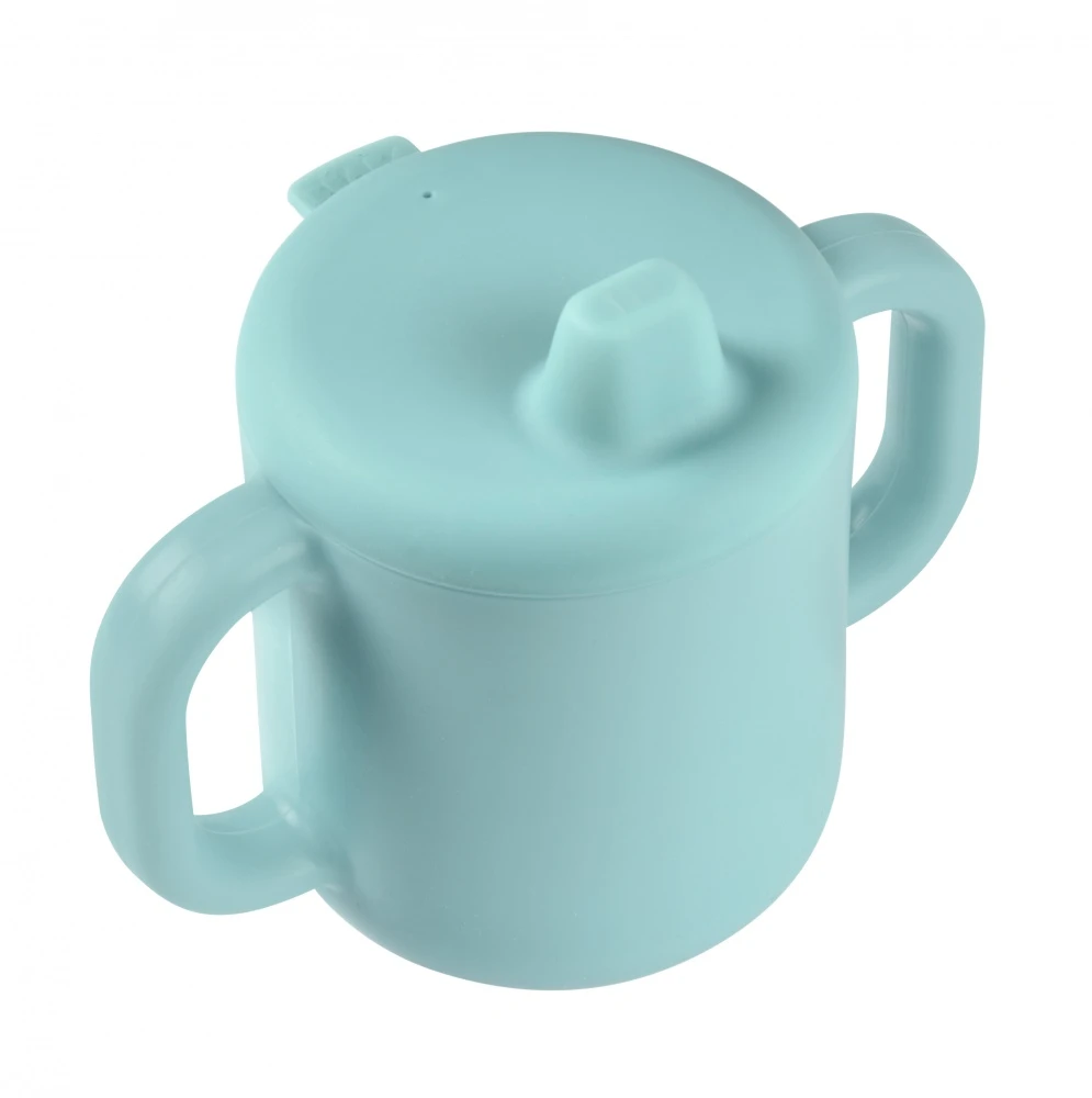 Beaba Tasse D'apprentissage Silicone Blue – Image 2