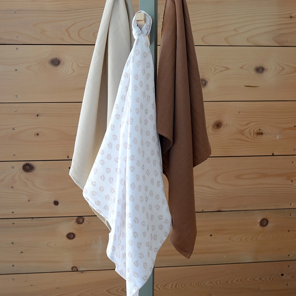 Beaba Lot De 3 Langes 70 X 70 Cm Hérisson – Image 6