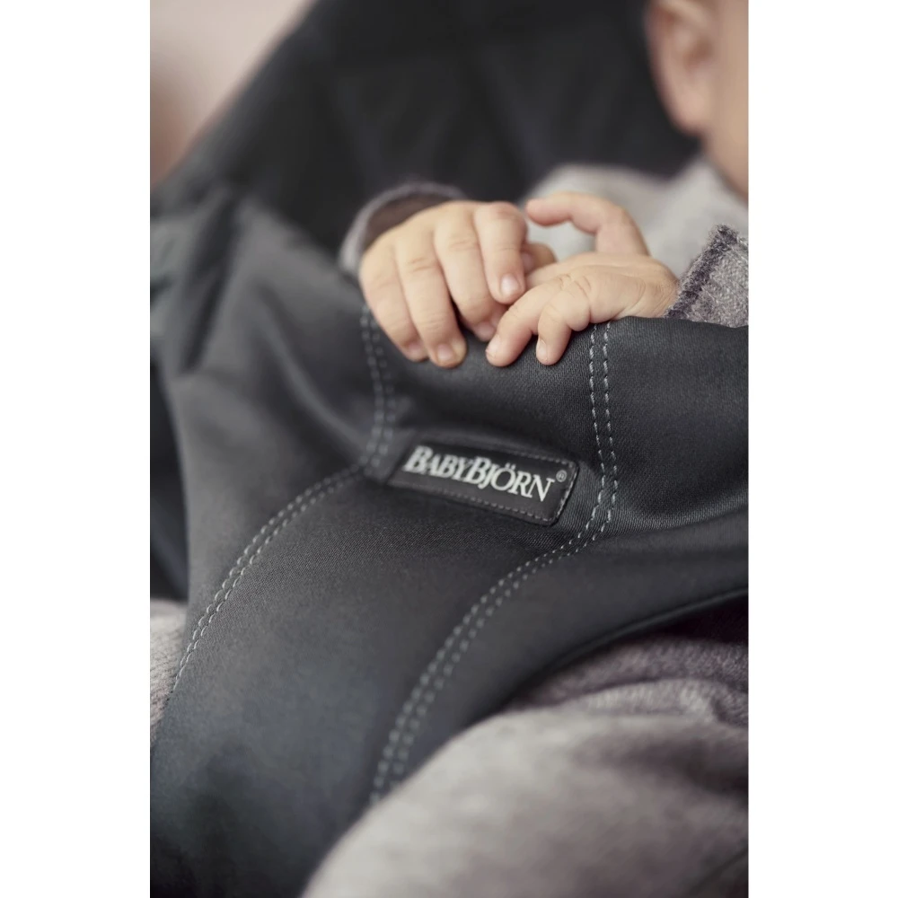 Babybjorn Transat Bébé Bliss Coton Matelassé Noir – Image 5