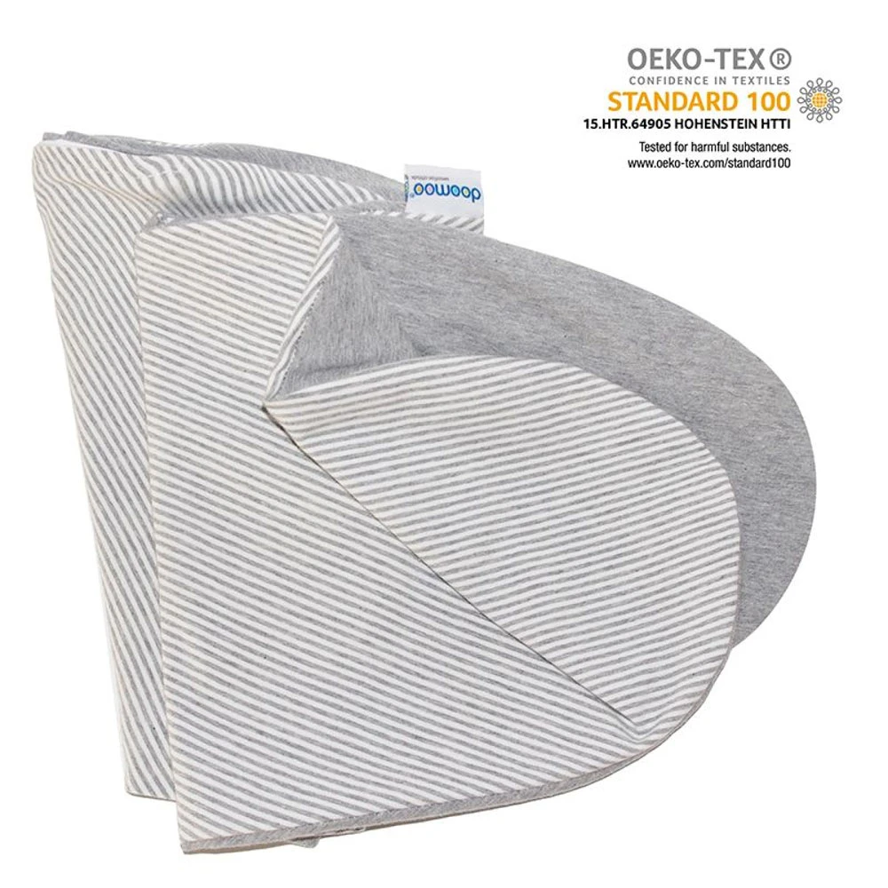 BabyMoov Housse De Coussin D'allaitement Doomoo Classic Grey