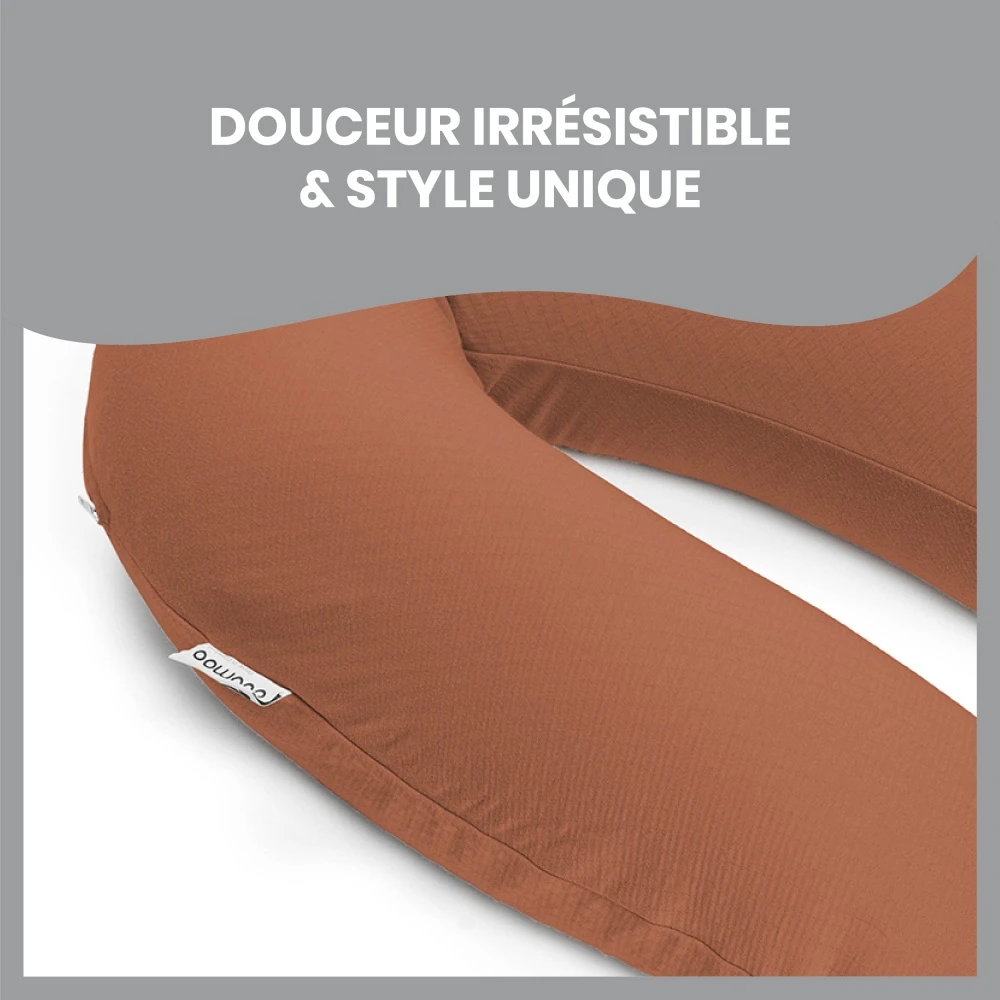 BabyMoov Coussin De Maternité Doomoo Tetra Terracotta – Image 6