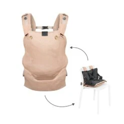 BabyMoov Porte Bébé Physiologique Moov & Boost Beige Noisette