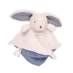 Doudou Lapin Bleu Céleste