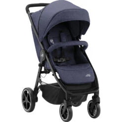 Britax Poussette 4 Roues B-agile M Navy Inc
