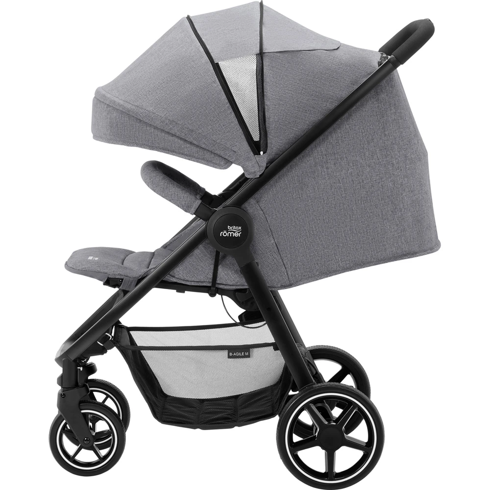Britax Poussette 4 Roues B-agile M Elephant Grey – Image 4