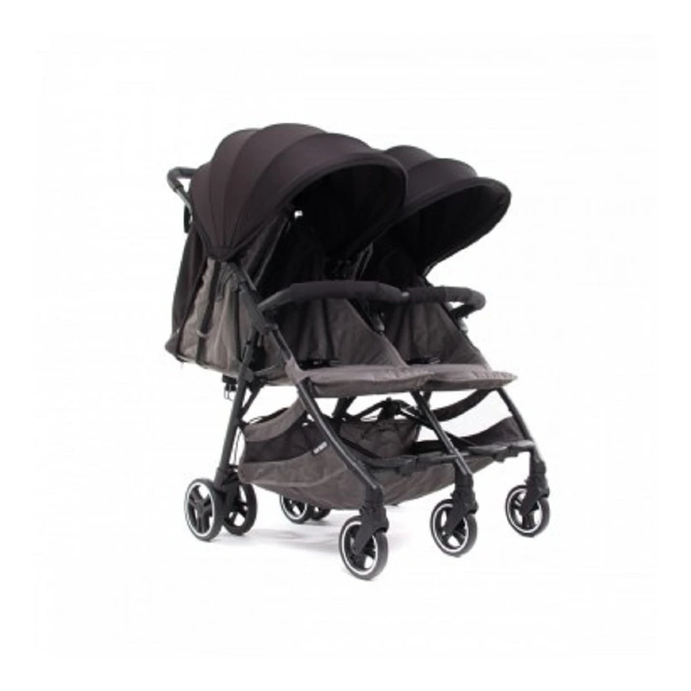 Poussette Kuki Twin Black