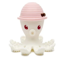 Jouet De Dentition Bonnie La Pieuvre Rose Pâle