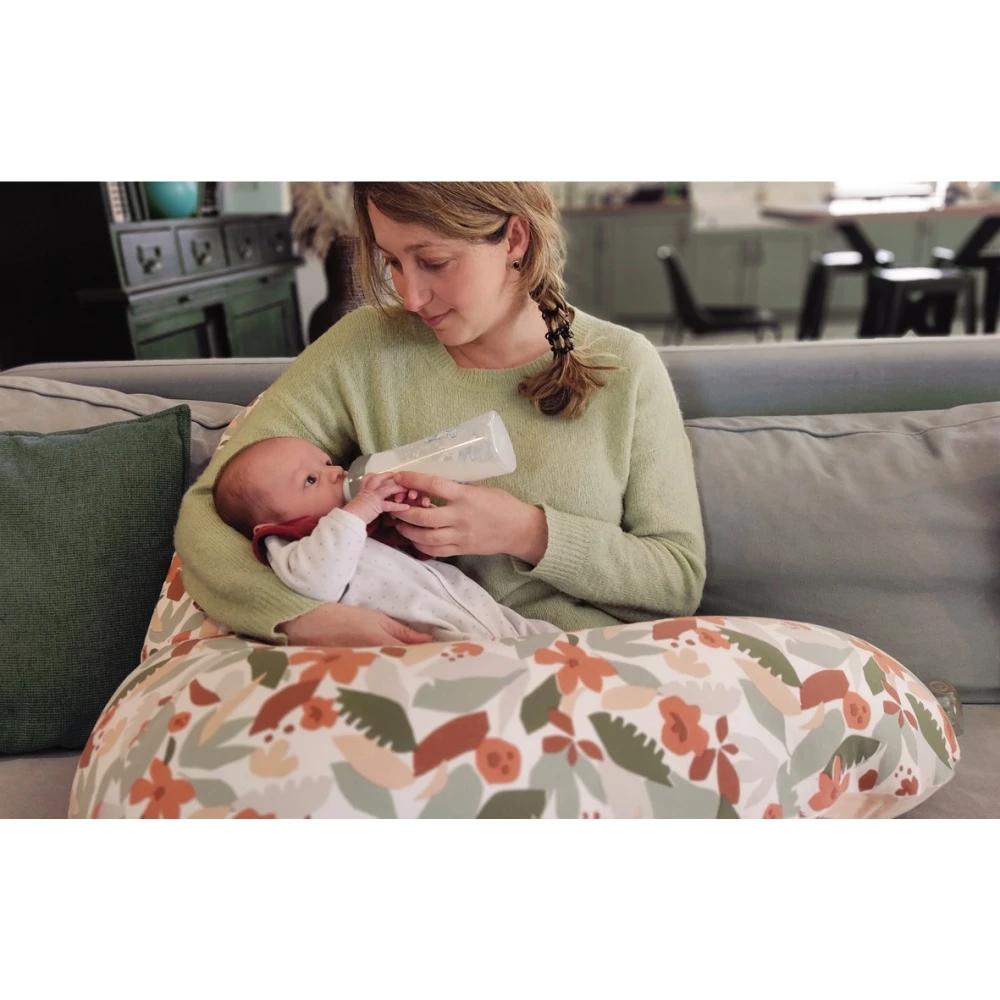 Candide Coussin De Maternité Jersey Rose Nude/floral – Image 5