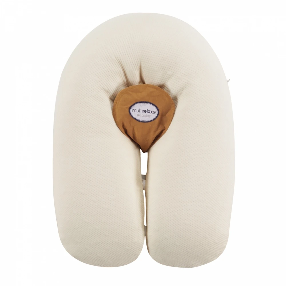 Candide Coussin D'allaitement Multirelax+ Organic Coton Beige – Image 2