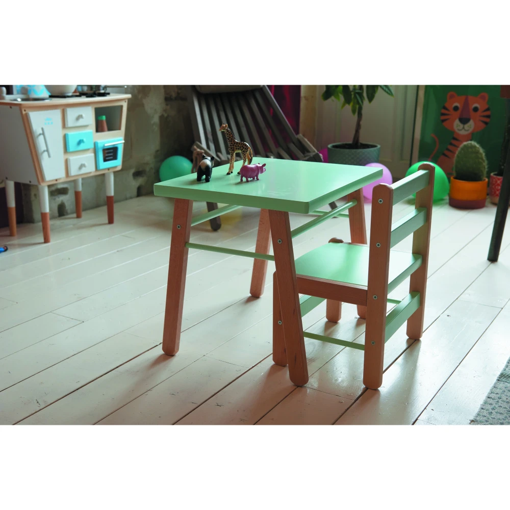 Petite Table Enfant Gabriel Hybride Vieux Rose – Image 14