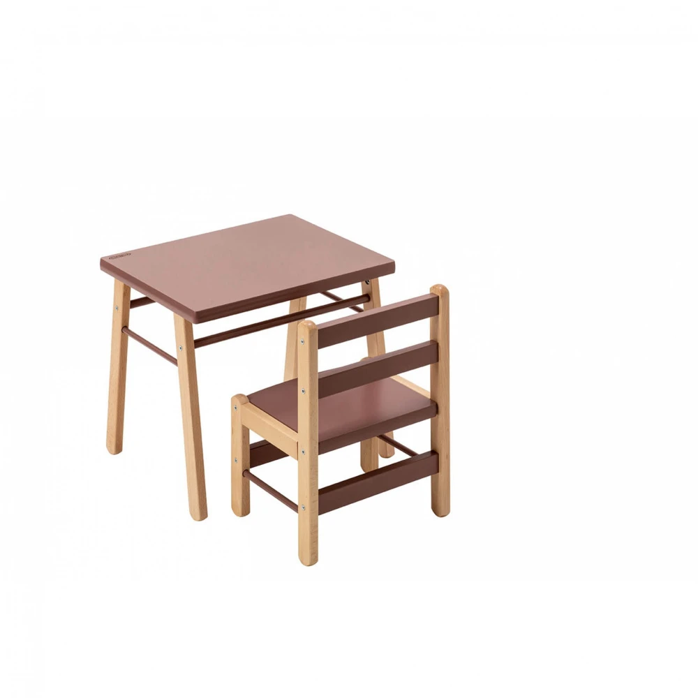 Petite Table Enfant Gabriel Hybride Vieux Rose – Image 8