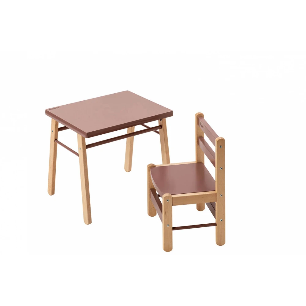 Petite Table Enfant Gabriel Hybride Vieux Rose – Image 9