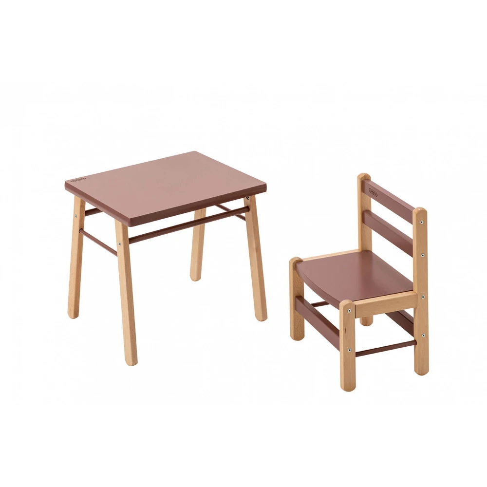 Petite Table Enfant Gabriel Hybride Vieux Rose – Image 10