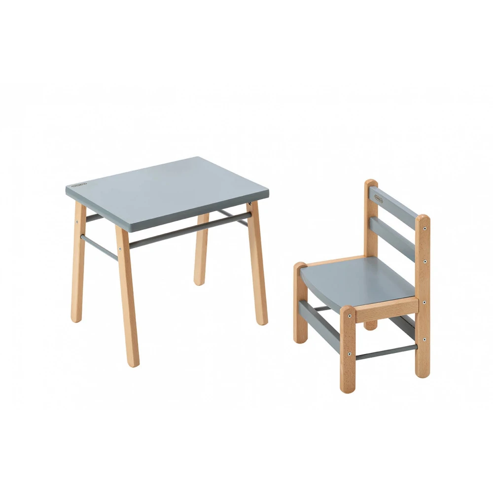 Petite Table Enfant Gabriel Hybride Bleu Gris – Image 8