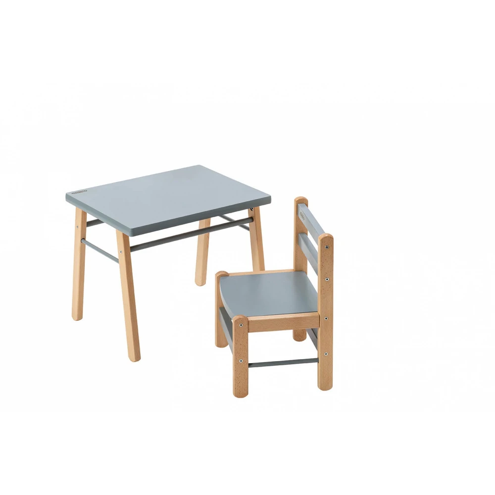 Petite Table Enfant Gabriel Hybride Bleu Gris – Image 9