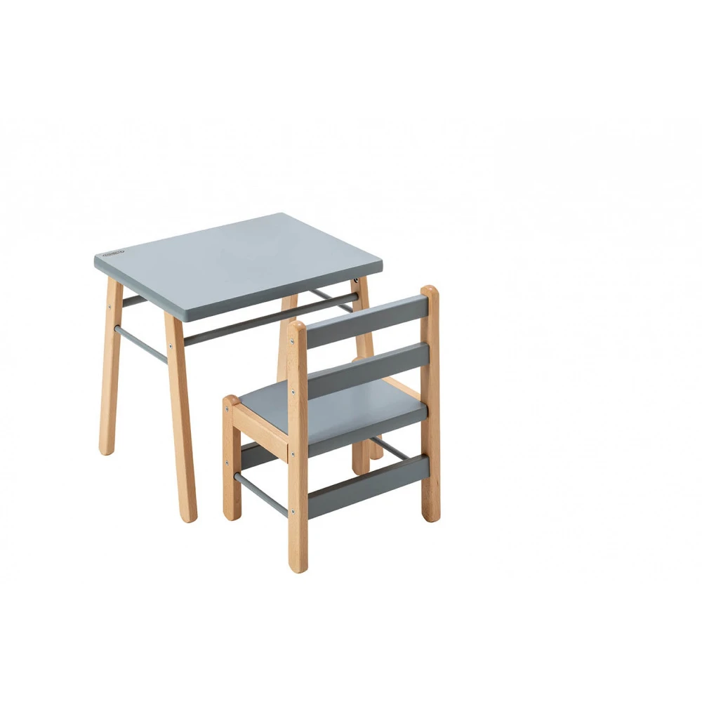 Petite Table Enfant Gabriel Hybride Bleu Gris – Image 10