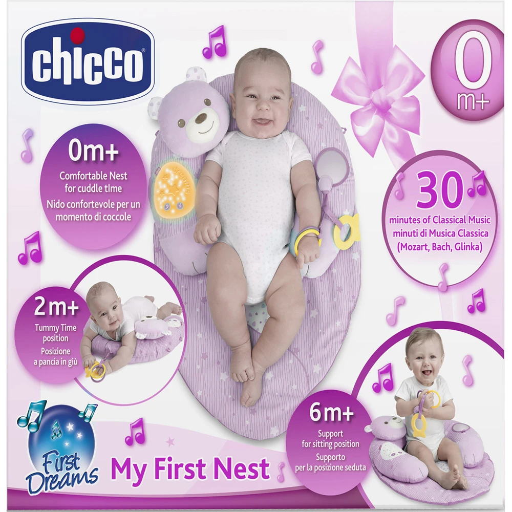 CHICCO Coussin Mon Premier Nid Rose – Image 3