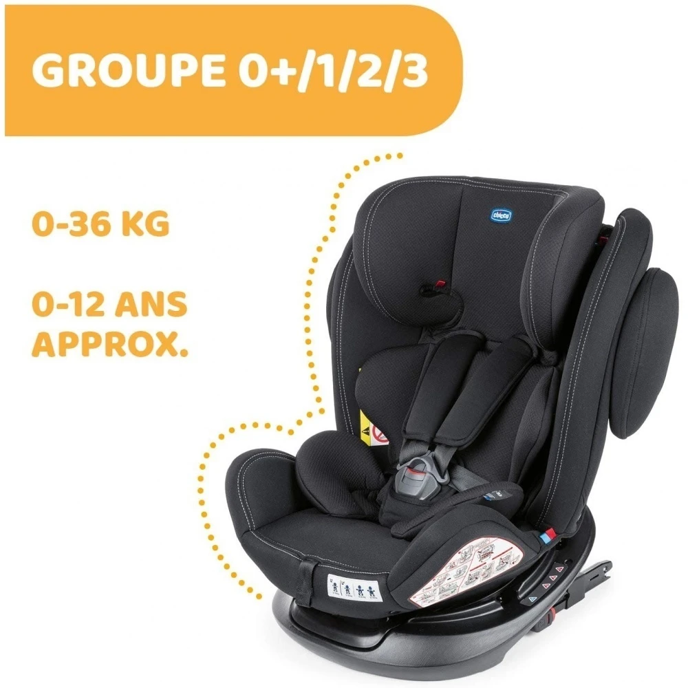 CHICCO Siège Auto Unico Plus Black – Image 2