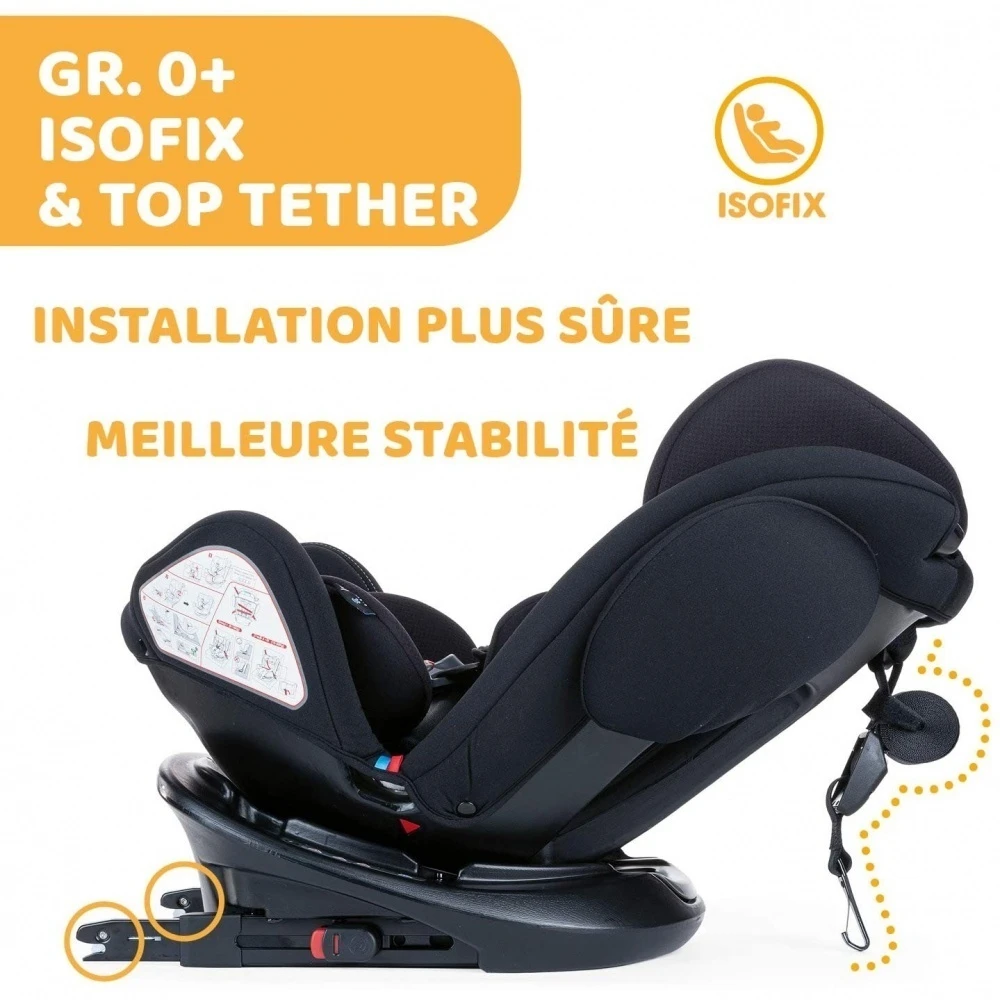 CHICCO Siège Auto Unico Plus Black – Image 3