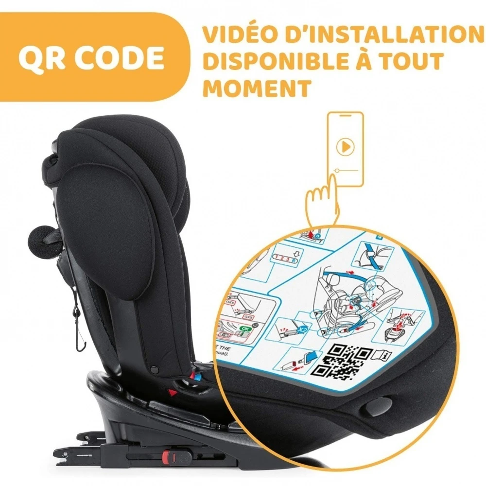 CHICCO Siège Auto Unico Plus Black – Image 9