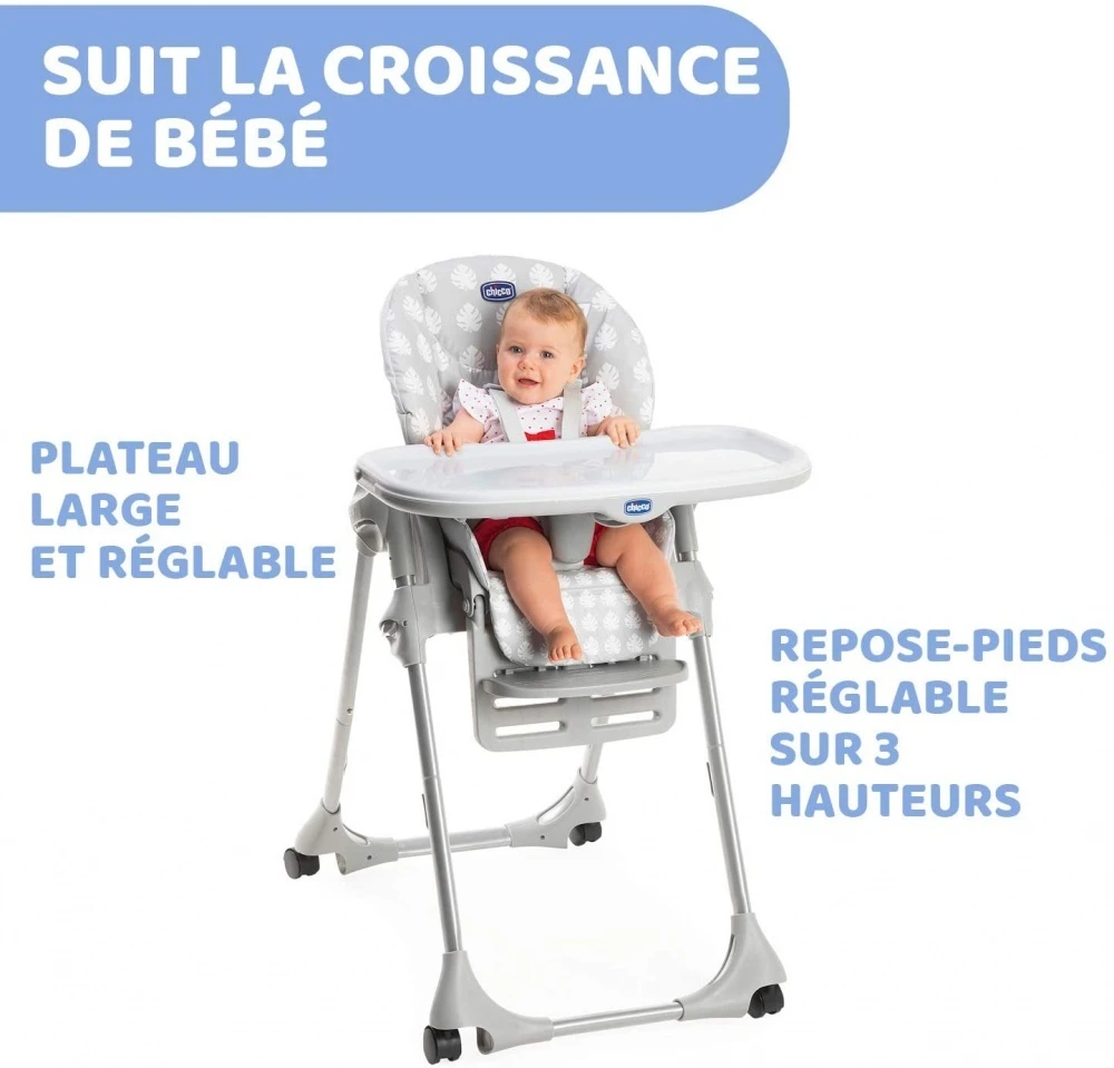 CHICCO Chaise Haute Polly Easy Girafe – Image 2