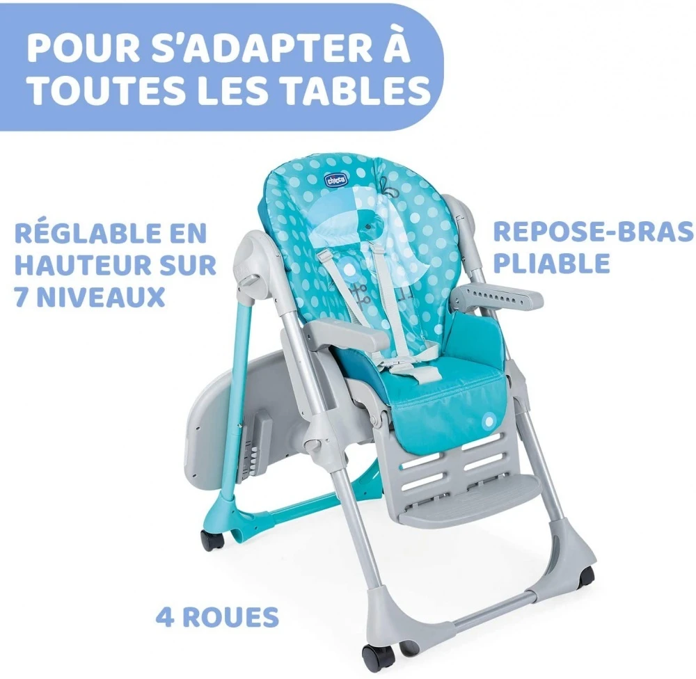 CHICCO Chaise Haute Polly Easy Toucan – Image 4